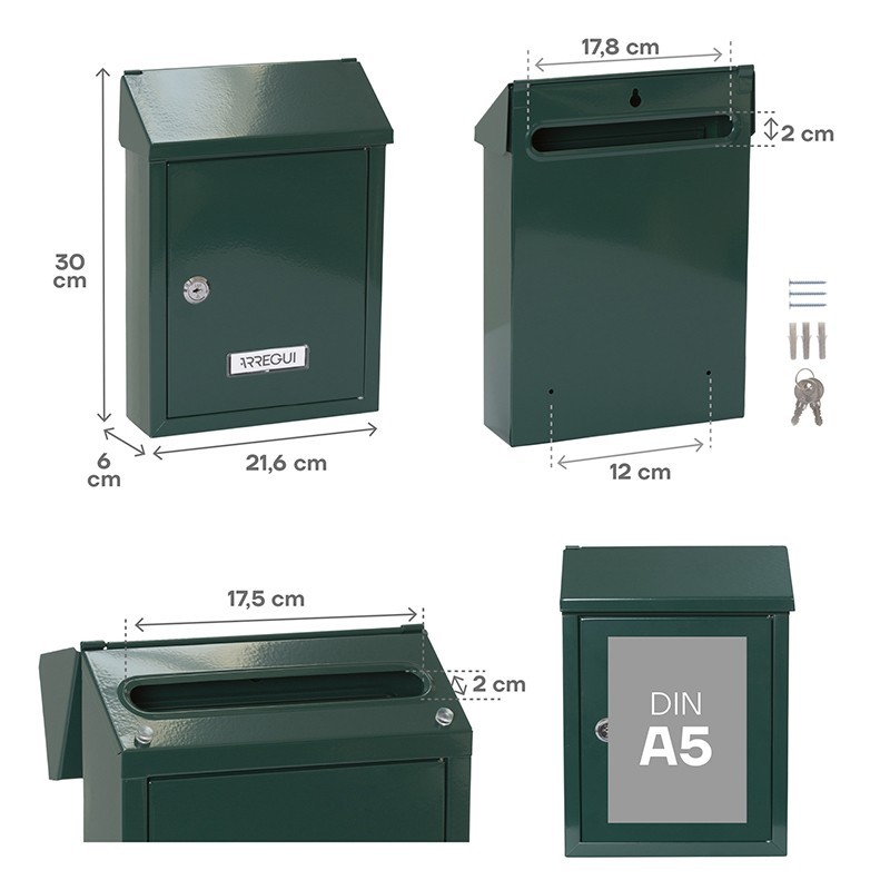 Smart Buzón Exterior Tamaño DIN A5 | ARREGUI