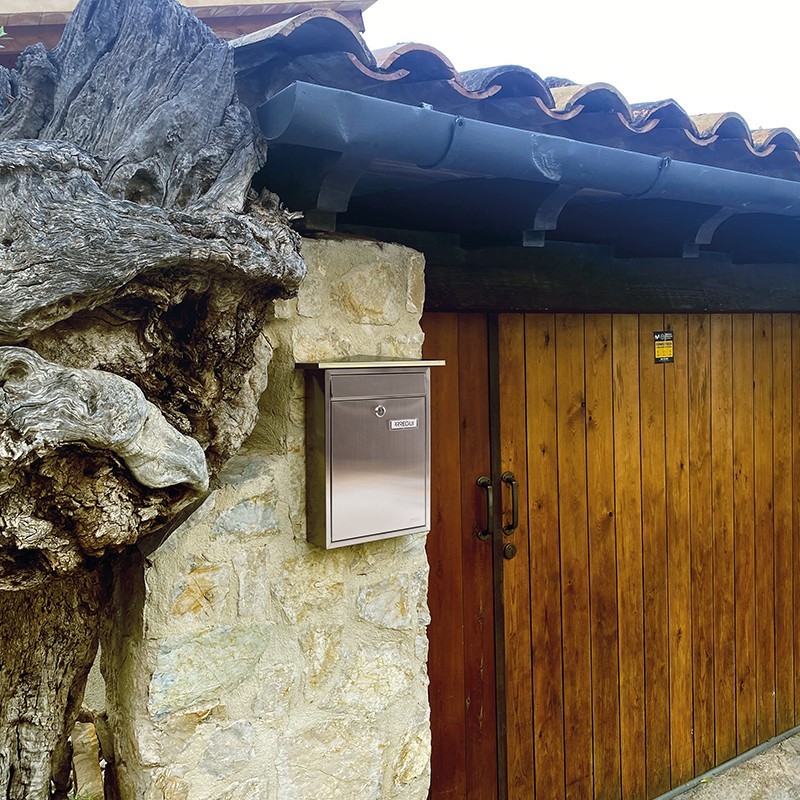 Home Inox Buzón Exterior Tamaño DIN A4 | ARREGUI