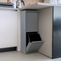 Cubo de Basura y Reciclaje Basic 2x17 L | ARREGUI