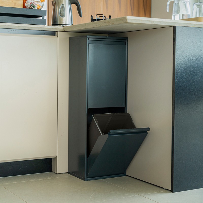Cubo de Basura y Reciclaje Basic 2x17 L | ARREGUI
