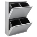 Cubo de Basura y Reciclaje Basic 4x17 L | ARREGUI