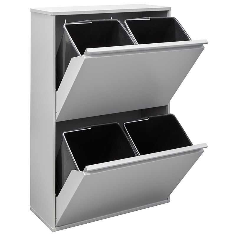 Cubo de Basura y Reciclaje Basic 4x17 L | ARREGUI