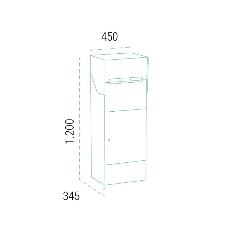 Multipack Base Buzón de Paquetería - Frontal | ARREGUI