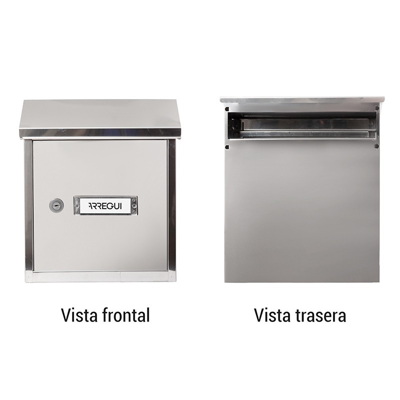 Buzón Recogecartas de Acero Inox Tamaño DIN A5 | ARREGUI