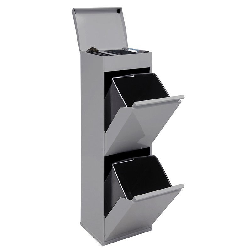 Cubo de Basura y Reciclaje Top 2x17 L | ARREGUI