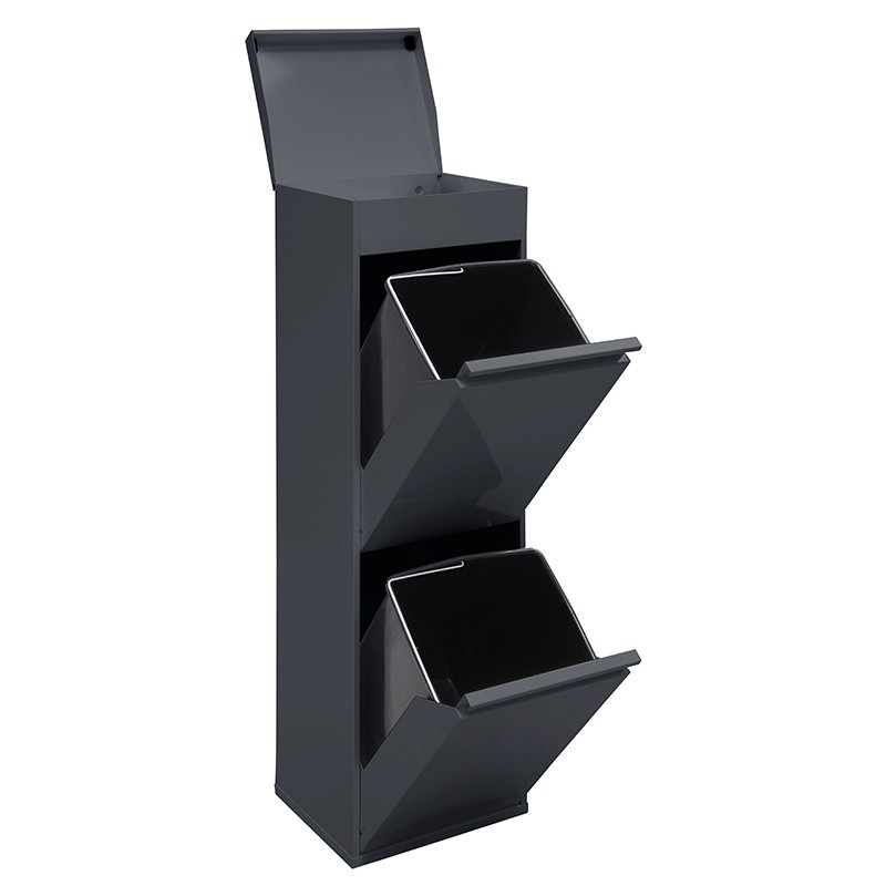 Cubo de Basura y Reciclaje Top 2x17 L | ARREGUI