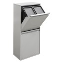 Cubo de Basura y Reciclaje Basic 11+11+23 L | ARREGUI