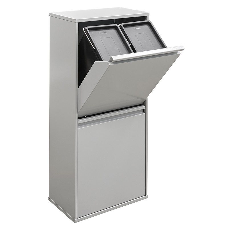 Cubo de Basura y Reciclaje Basic 11+11+23 L | ARREGUI