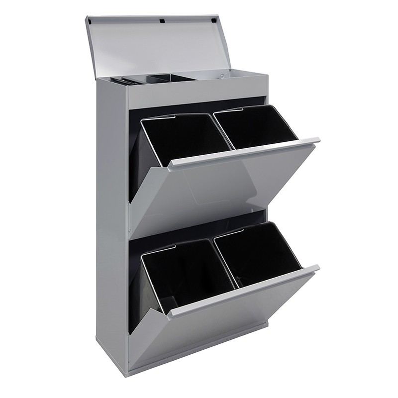 Cubo de Basura y Reciclaje Top 4x17 L | ARREGUI
