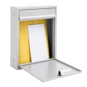 Mira Cover Buzón de Comunidad Vertical Plata | ARREGUI
