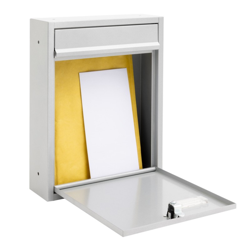 Mira Cover Buzón de Comunidad Vertical Plata | ARREGUI
