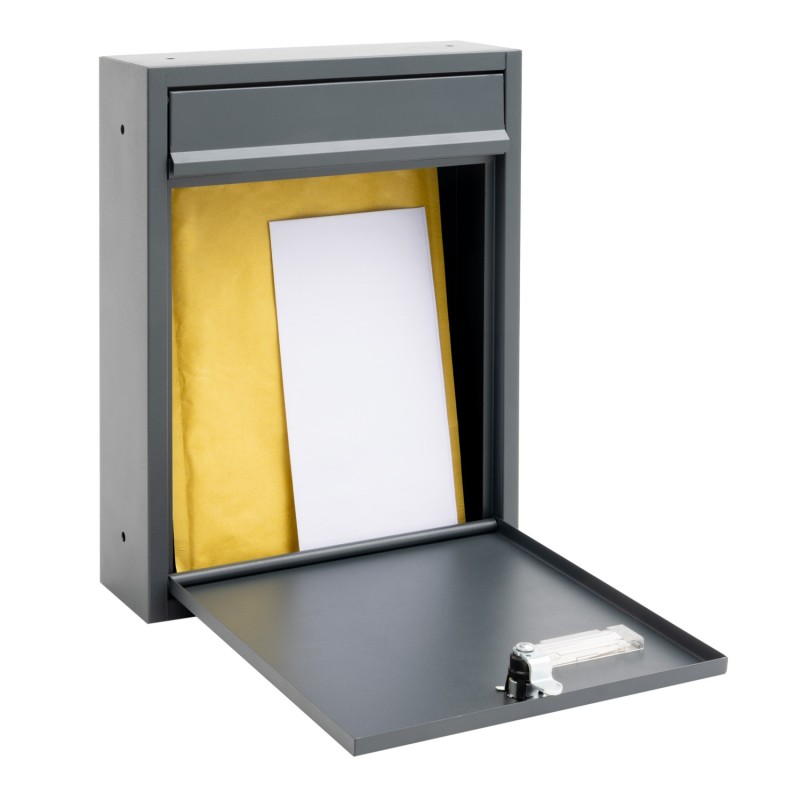 Mira Cover Buzón de Comunidad Vertical Antracita | ARREGUI