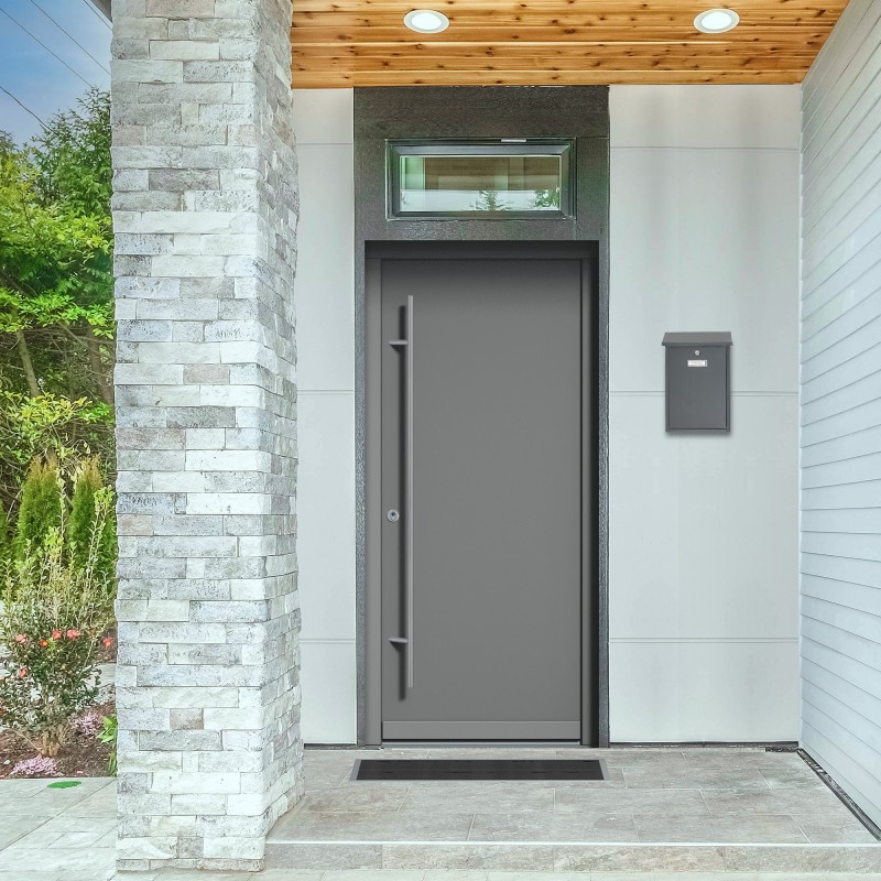 Premium Antracita Buzón Exterior Tamaño DIN A4 | ARREGUI