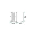 Front Vertical Cuerpo y Puerta Inoxidable Satinado | ARREGUI