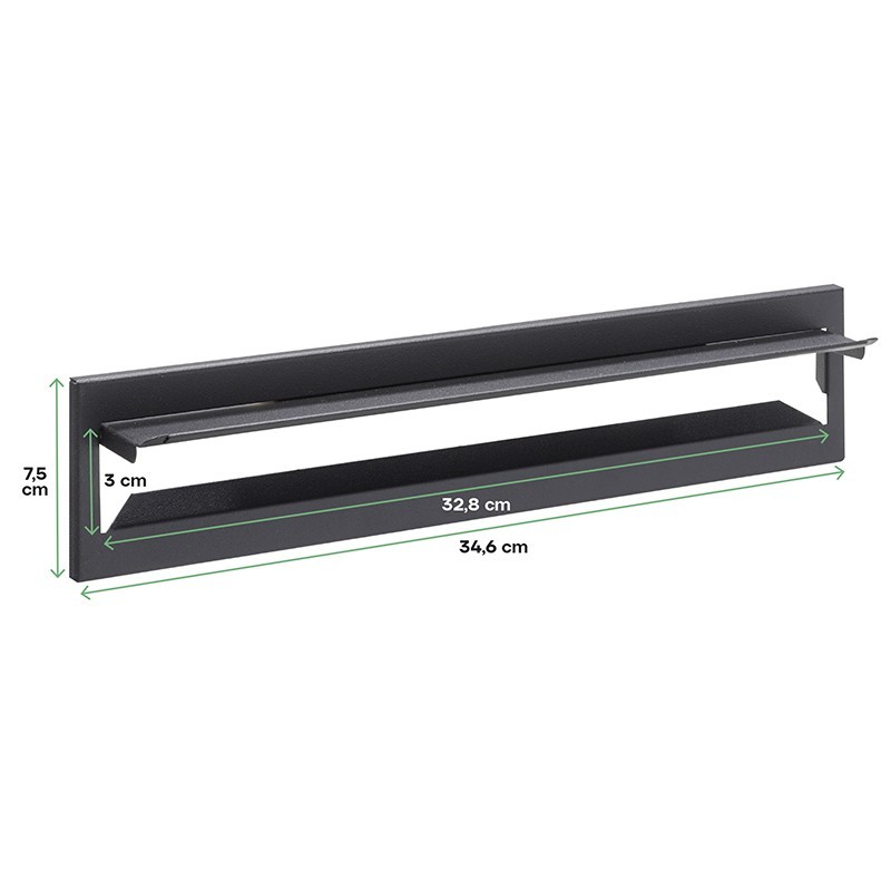 Bocacartas de Acero Galvanizado 33 cm | ARREGUI