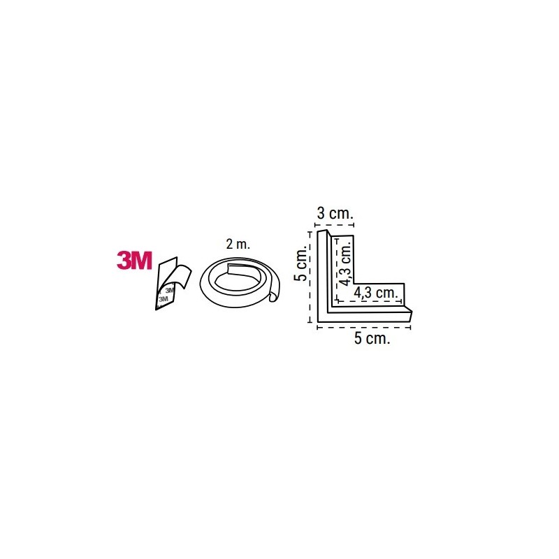 Pack Protector de Esquinas Rollo + 4 Esquineras | ARREGUI