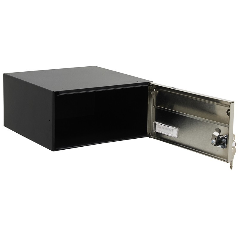 Slim 120x240x250 mm Cuerpo Negro, Frente Inox | ARREGUI