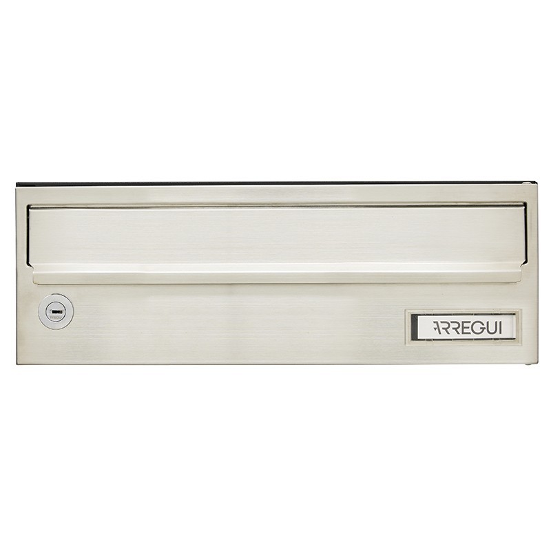 Slim 120x345x250 mm Cuerpo Negro, Frente Inox | ARREGUI
