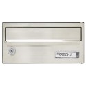Slim 120x240x350 mm Cuerpo Negro, Frente Inox | ARREGUI