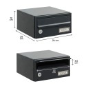 Slim 120x240x250 mm Cuerpo y Frente Antracita | ARREGUI