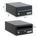 Slim 120x240x350 mm Cuerpo y Frente Antracita | ARREGUI
