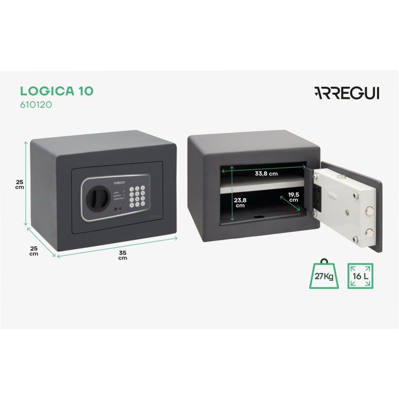 Caja Fuerte de Sobreponer Logica 10 | ARREGUI