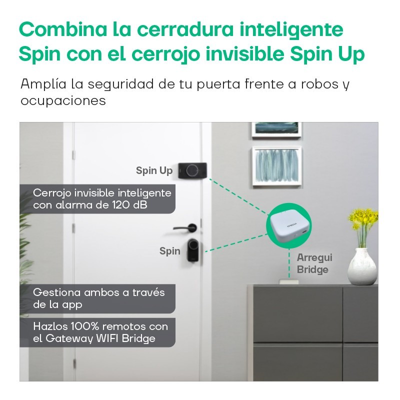 Cerradura Inteligente Spin | ARREGUI