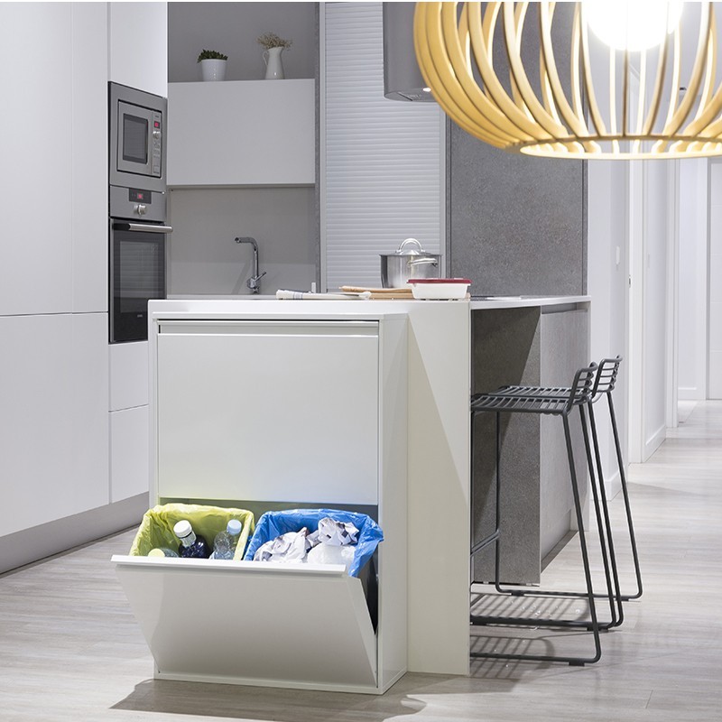 Cubo de Basura y Reciclaje Basic 23+11+17+17 L | ARREGUI