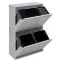 Cubo de Basura y Reciclaje Basic 23+11+17+17 L | ARREGUI