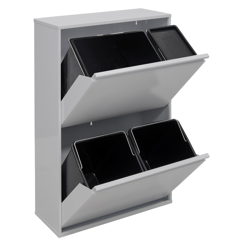 Cubo de Basura y Reciclaje Basic 23+11+17+17 L | ARREGUI