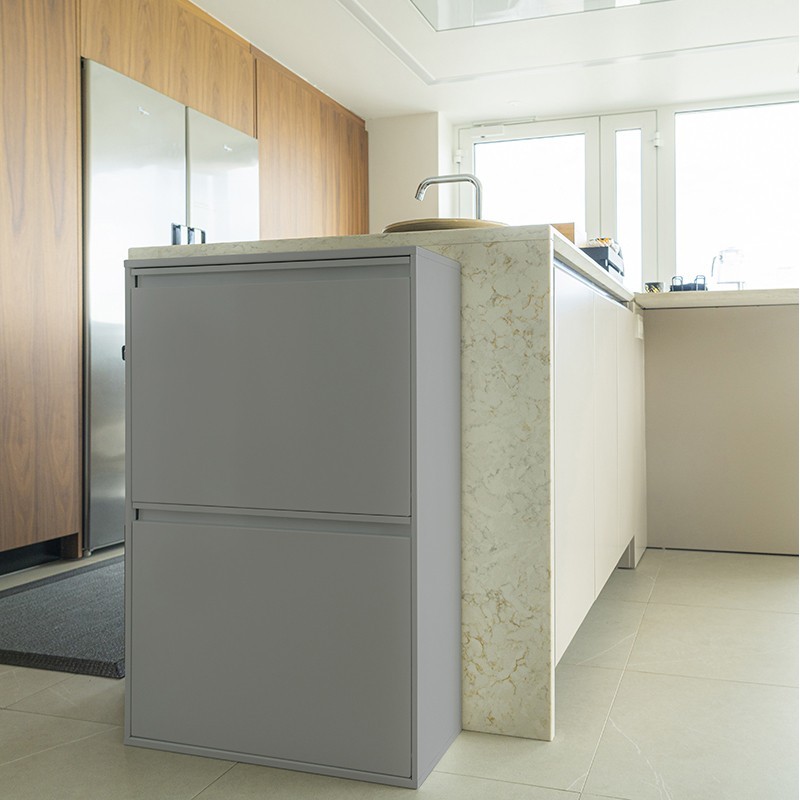 Cubo de Basura y Reciclaje Basic 23+11+17+17 L | ARREGUI