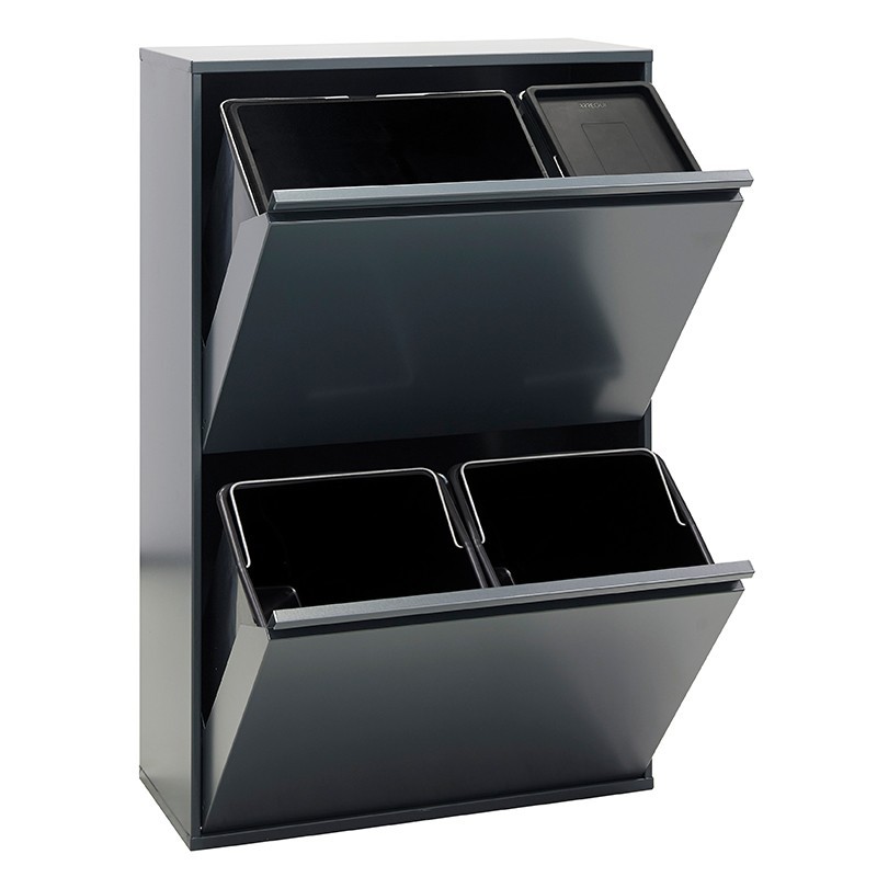 Cubo de Basura y Reciclaje Basic 23+11+17+17 L | ARREGUI