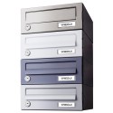 Habitat Marino Horizontal - Buzón de Comunidad para Exterior o Interior, Buzón de Correo Horizontal con Resistencia Especial para Entornor Marinos