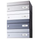 Infinity Marino Horizontal - Buzón de Comunidad para Exterior o Interior, Buzón de Correo Horizontal con Resistencia Especial para Entornor Marinos