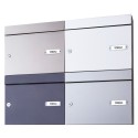 Infinity Marino Vertical - Buzón de Comunidad para Exterior o Interior, Buzón de Correo Vertical con Resistencia Especial para Entornor Marinos