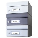 Milenio Marino Horizontal - Buzón de Comunidad para Exterior o Interior, Buzón de Correo Horizontal de Aluminio, con Resistencia Especial para Entornor Marinos