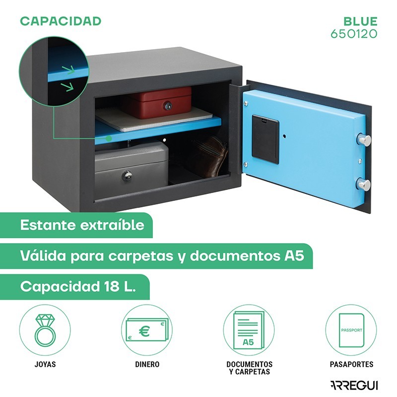 Caja Fuerte de Sobreponer Blue Electrónica | ARREGUI
