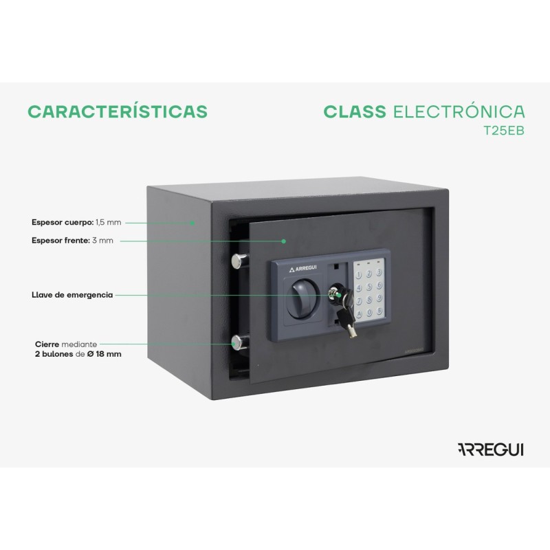 Caja Fuerte de Sobreponer Class Electrónica | ARREGUI