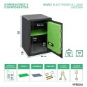 Caja Fuerte de Sobreponer Kuro Electrónica+Llave | ARREGUI