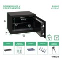 Caja Fuerte de Sobreponer Shimo Fingerprint | ARREGUI