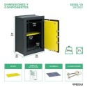 Caja Fuerte de Empotrar Ideal10 Llave | ARREGUI