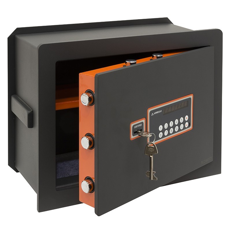 Caja Fuerte de Empotrar Plus C Electrónica+Llave | ARREGUI