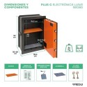 Caja Fuerte de Empotrar Plus C Electrónica+Llave | ARREGUI