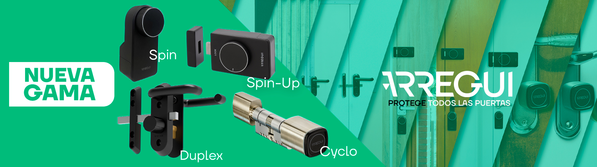 Seguridad de la puerta Slide background