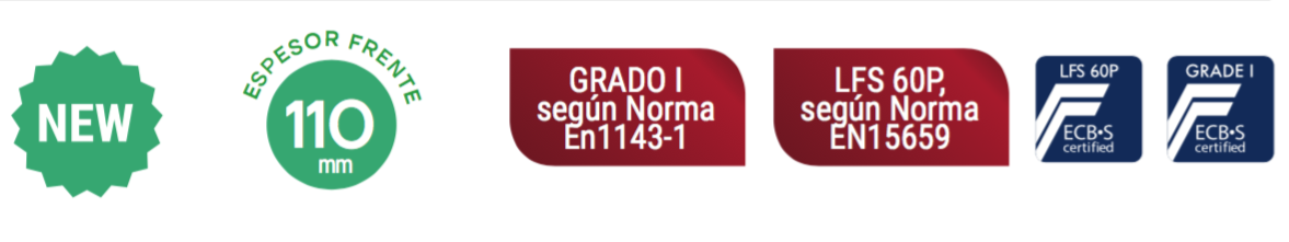 Armero SPS 420 Grado III Certificado AENOR UNE 1143-1:2019